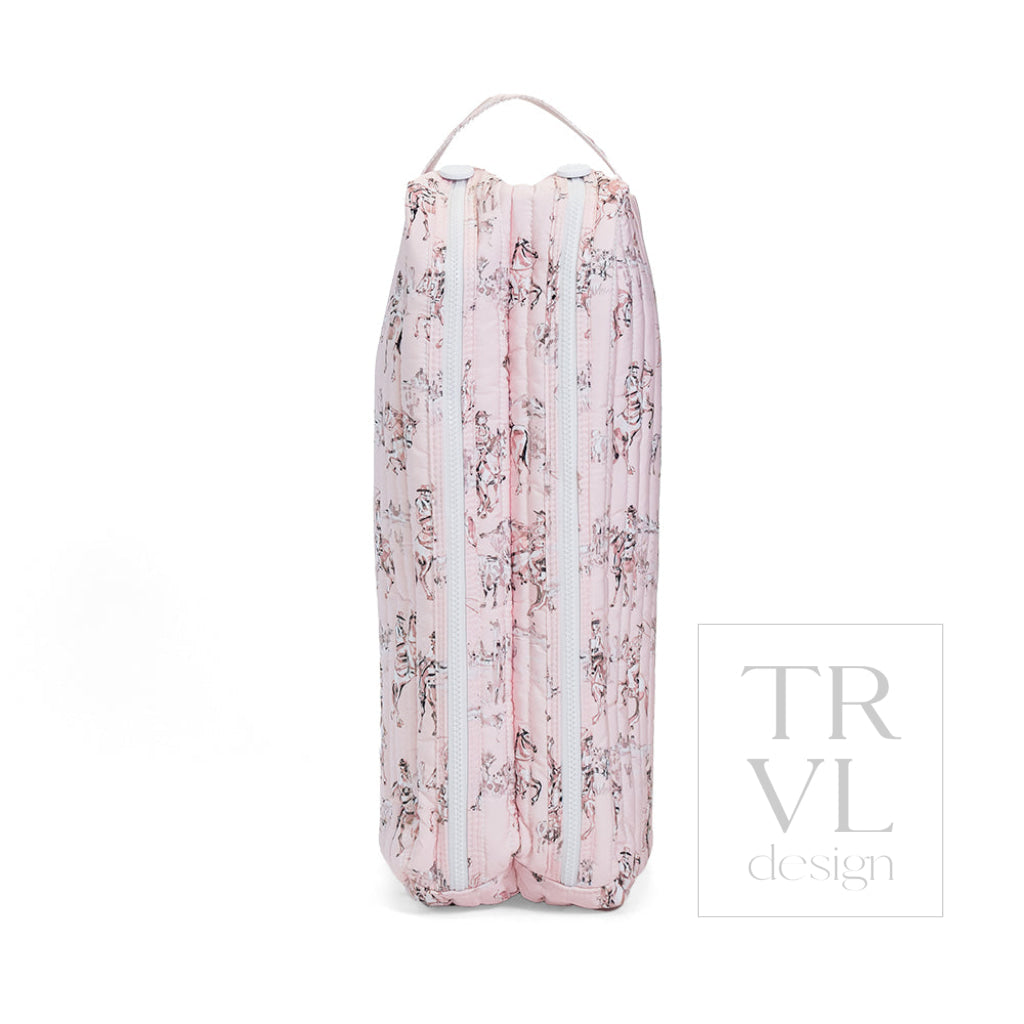 QUILTED LG BOOT BAG - COWGIRL TOILE - Shoe Bags