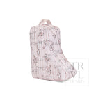 QUILTED MED BOOT BAG - COWGIRL TOILE - Shoe Bags