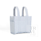 QUILTED MINI GO GO TOTE - PIMLICO STRIPE BLUE - Tote Bags