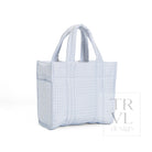 QUILTED MINI GO GO TOTE - PIMLICO STRIPE BLUE - Tote Bags