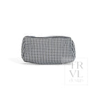 QUILTED POCHETTE BAG - GINGHAM BLACK - Cosmetic & Toiletry Bags
