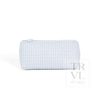 QUILTED POCHETTE BAG - PIMLICO STRIPE BLUE - Cosmetic & Toiletry Bags