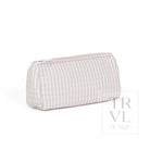 QUILTED POCHETTE BAG - PIMLICO STRIPE SAND - Cosmetic & Toiletry Bags