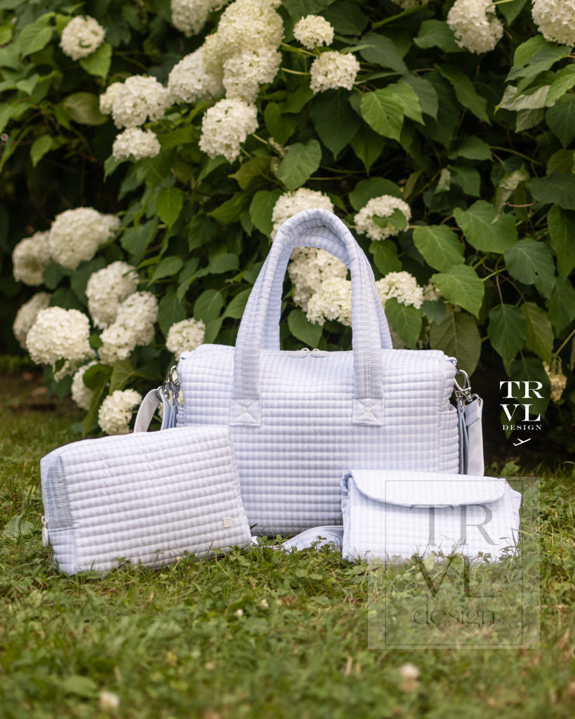 Quilted Stoller Bundle In Pimlico Stripe Blue + Changer Mat Everyday (3 Piece)