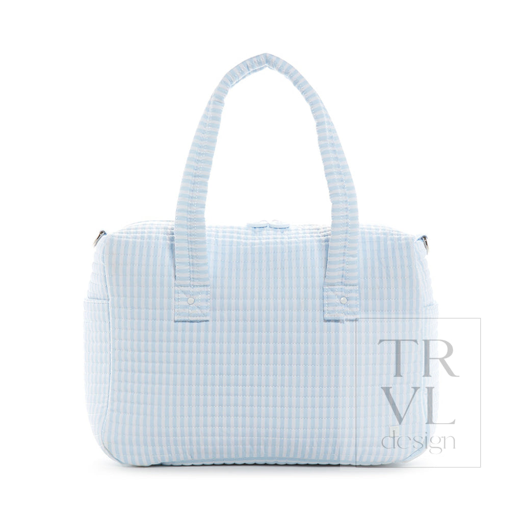 Quilted Stroller Bag - Pimlico Stripe Blue *New!