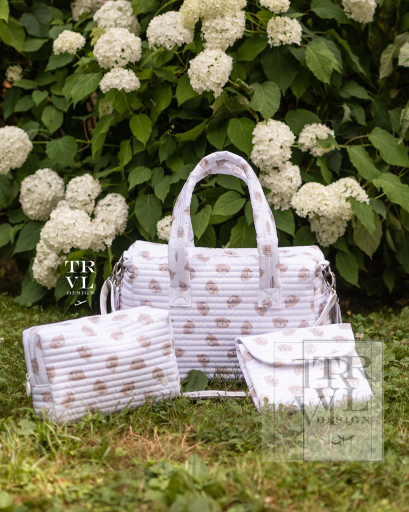 Quilted Stroller Bag - Teddy Bear *New! In Stock!