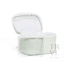 QUILTED TRAIN SET - PIMLICO STRIPE SAGE - Cosmetic & Toiletry Bags
