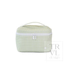 QUILTED TRAIN SET - PIMLICO STRIPE SAGE - Cosmetic & Toiletry Bags