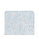 Roadie Large - Bunny Toile Blue Zip Pouch *New!