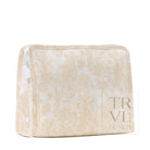 ROADIE LARGE Zip Pouch - BUNNY TOILE SAND - Travel Pouches
