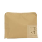 ROADIE LARGE Zip Pouch - COATED CANVAS KHAKI - Travel Pouches