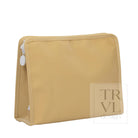 ROADIE LARGE Zip Pouch - COATED CANVAS KHAKI - Travel Pouches