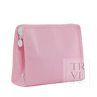 Roadie Large - Coated Canvas Peony Zip Pouch