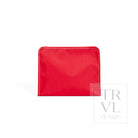 ROADIE LARGE Zip Pouch - COATED CANVAS RED - Travel Pouches