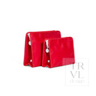 ROADIE LARGE Zip Pouch - COATED CANVAS RED - Travel Pouches