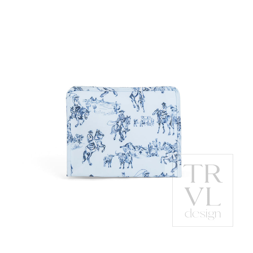 ROADIE LARGE Zip Pouch - COWBOY TOILE - Travel Pouches
