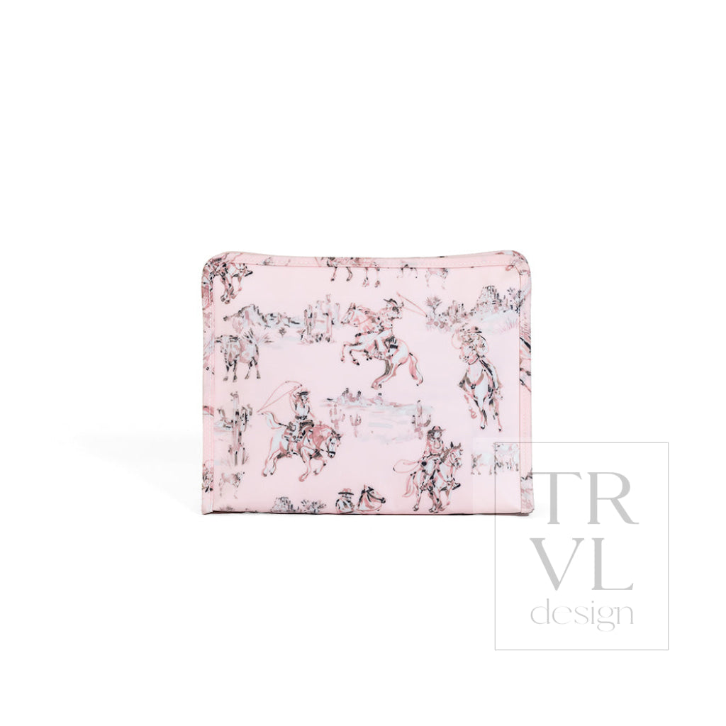 ROADIE LARGE Zip Pouch - COWGIRL TOILE - Travel Pouches