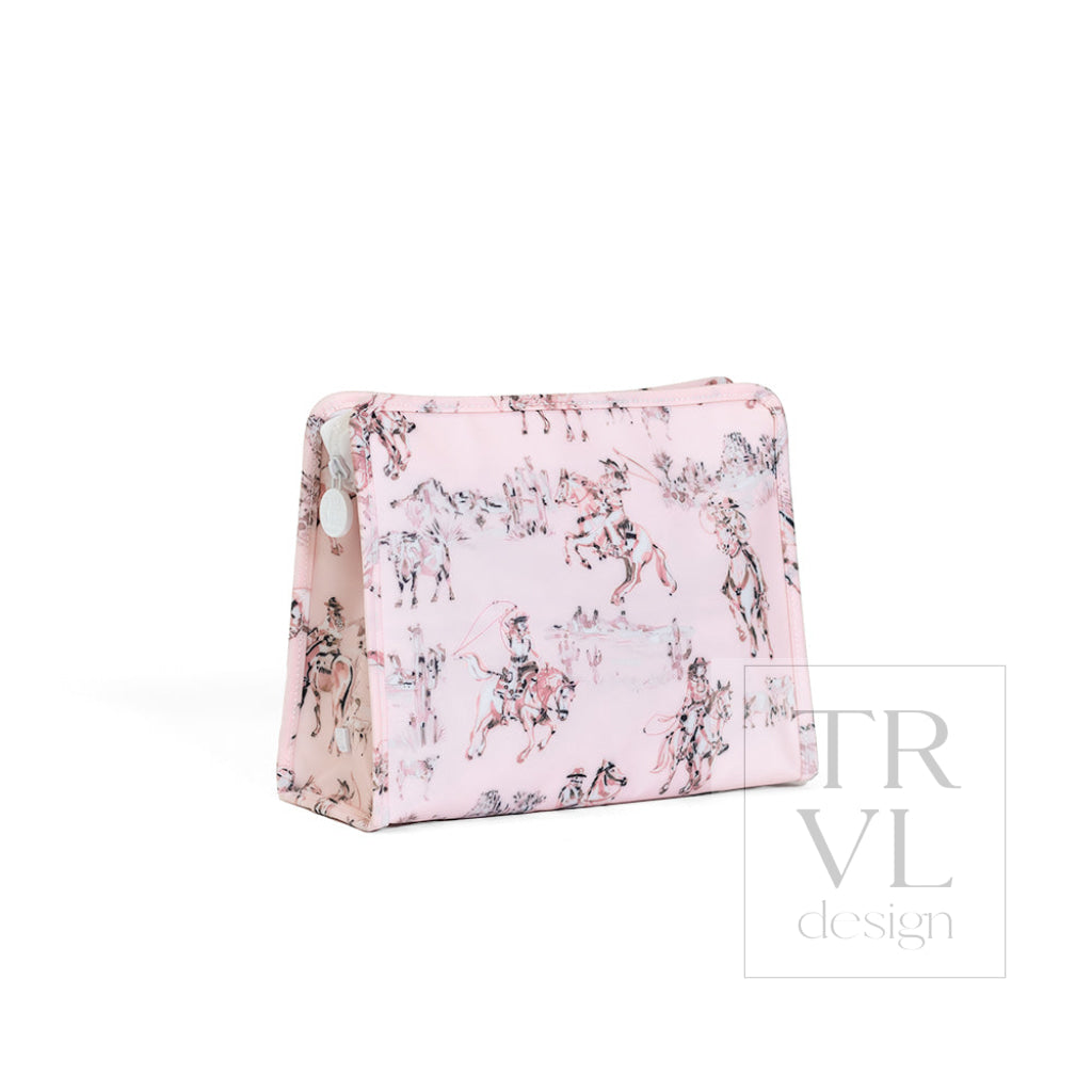 ROADIE LARGE Zip Pouch - COWGIRL TOILE - Travel Pouches