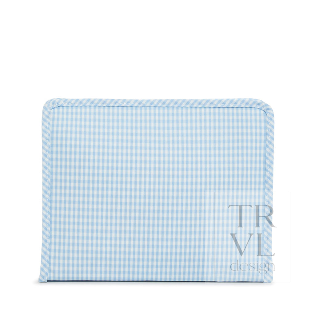 Roadie Large - Gingham Mist Travel Pouches