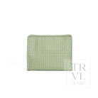 ROADIE LARGE Zip Pouch - GINGHAM MOSS - Travel Pouches
