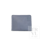ROADIE LARGE Zip Pouch - GINGHAM NAVY - Travel Pouches