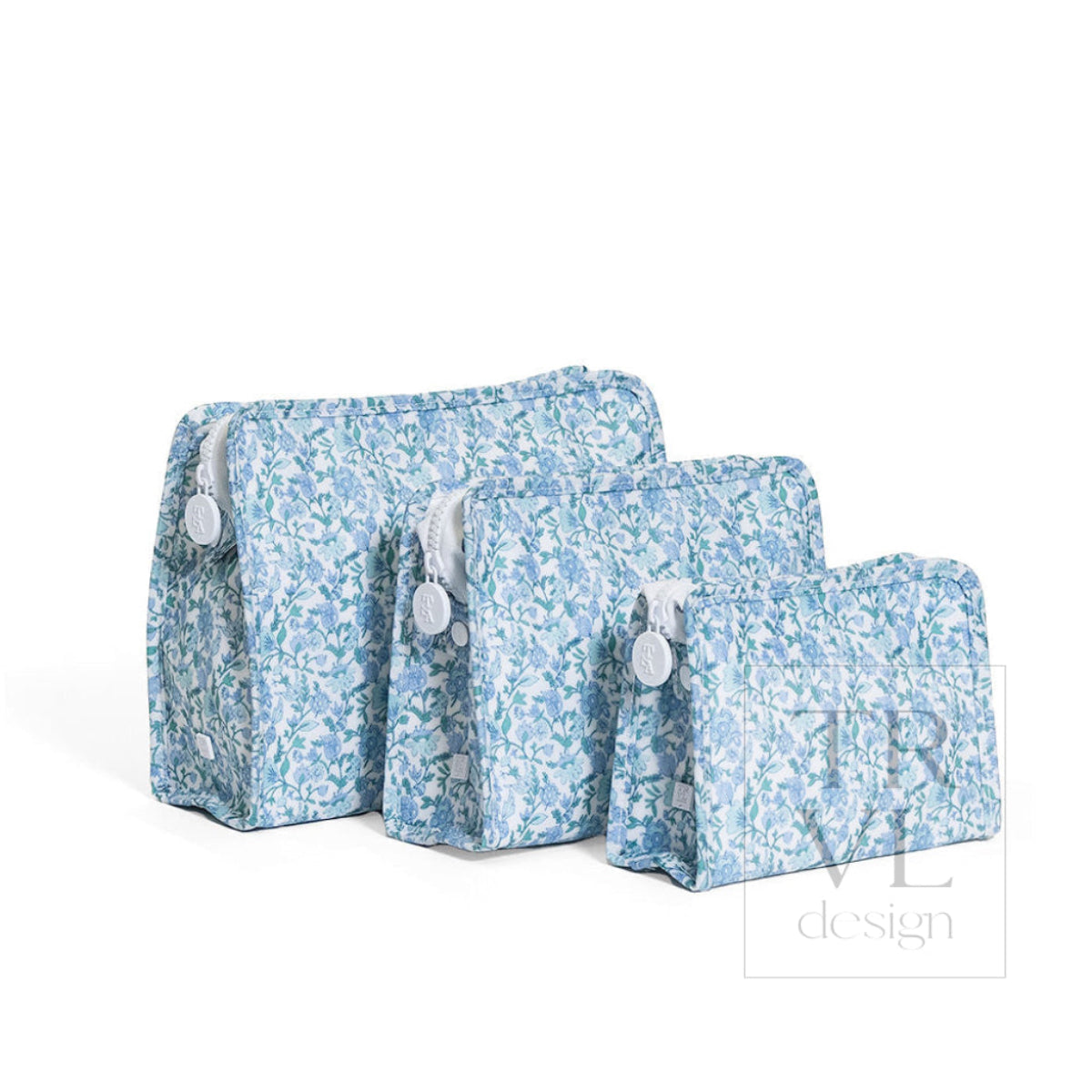 ROADIE LARGE Zip Pouch - HAMPTONS FLORAL - Travel Pouches