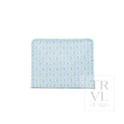 ROADIE LARGE Zip Pouch - PETITE FLEUR BLUE - Travel Pouches
