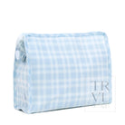 ROADIE LARGE Zip Pouch - PIMLICO PLAID BLUE - Travel Pouches