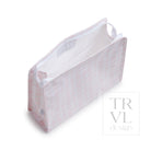 Roadie Large - Pimlico Plaid Pink Zip Pouch Travel Pouches