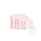 ROADIE LARGE Zip Pouch - PIMLICO STRIPE DUSTY ROSE - Travel Pouches