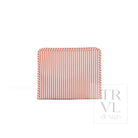 ROADIE LARGE Zip Pouch - PIMLICO STRIPE RUST - Travel Pouches