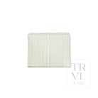 ROADIE LARGE Zip Pouch - PIMLICO STRIPE SAGE - Travel Pouches