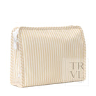 ROADIE LARGE Zip Pouch - PIMLICO STRIPE SAND - Travel Pouches