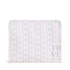 Roadie Large - Ribbon Floral Pink Zip Pouch Travel Pouches