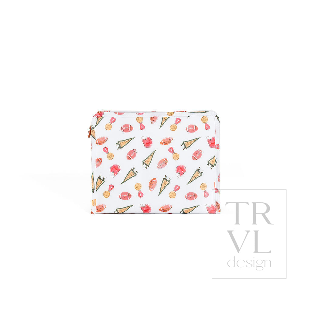 ROADIE LARGE Zip Pouch - TOUCHDOWN *TRVL deal - Travel Pouches