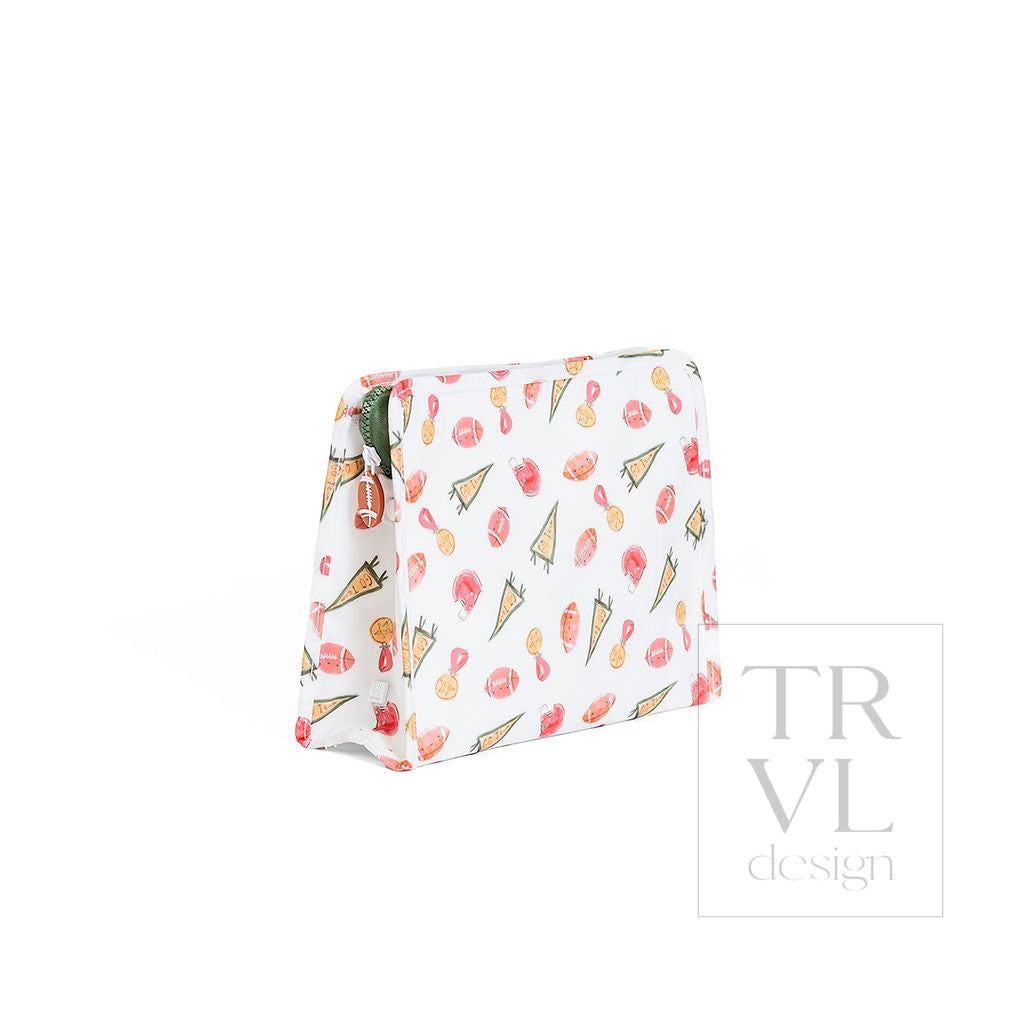 ROADIE LARGE Zip Pouch - TOUCHDOWN *TRVL deal - Travel Pouches