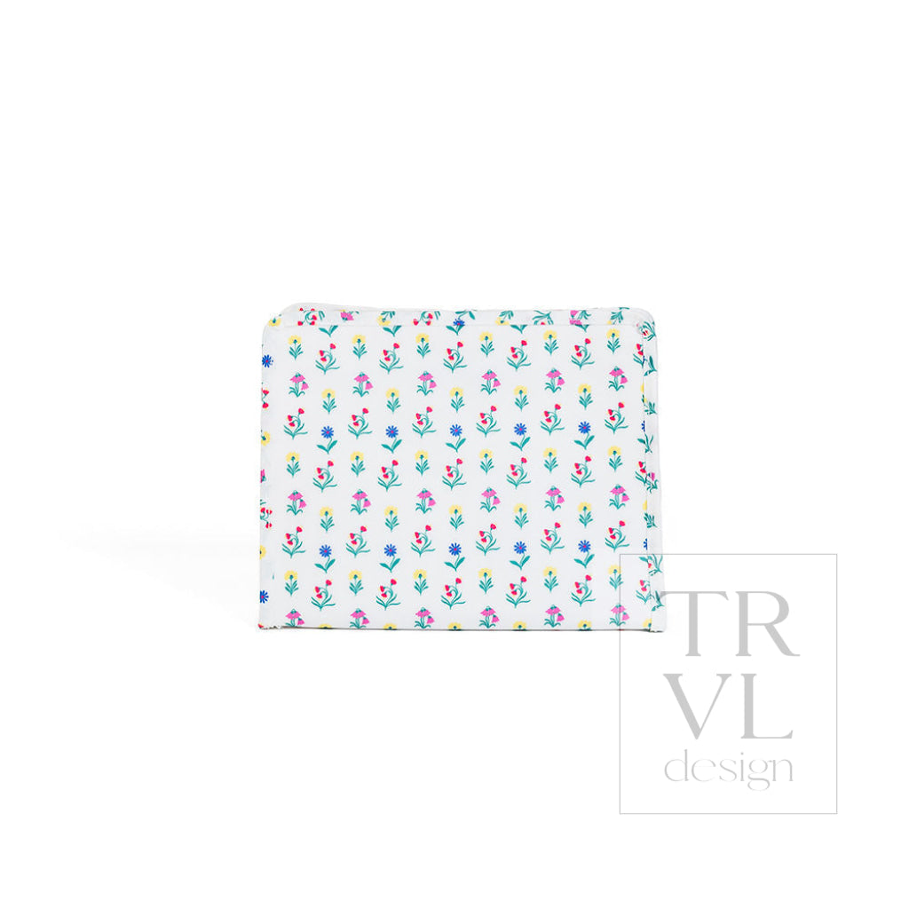 ROADIE LARGE Zip Pouch - WILD FLOWER - Travel Pouches
