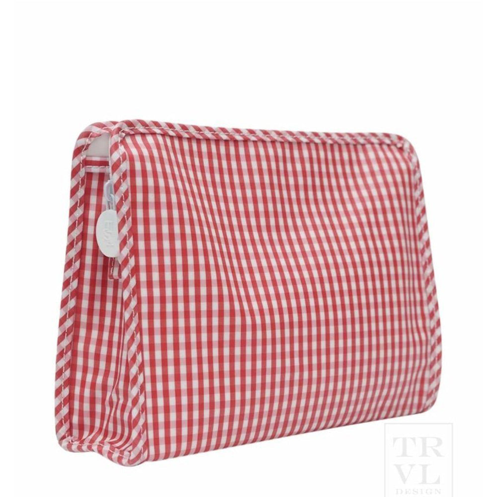 Roadie Medium - Gingham Red