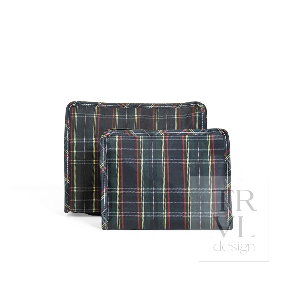 ROADIE MEDIUM Zip Pouch - CAMBRIDGE PLAID - Travel Pouches