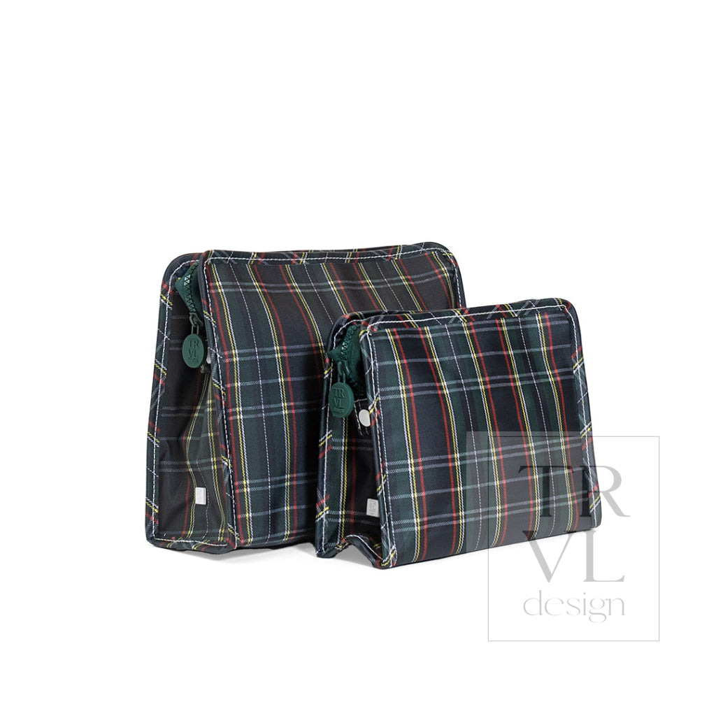 ROADIE MEDIUM Zip Pouch - CAMBRIDGE PLAID - Travel Pouches