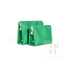 ROADIE MEDIUM Zip Pouch - COATED CANVAS KELLY GREEN - Travel Pouches