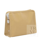 ROADIE MEDIUM Zip Pouch - COATED CANVAS KHAKI - Travel Pouches