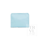 ROADIE MEDIUM Zip Pouch - COATED CANVAS LAKE BLUE - Travel Pouches