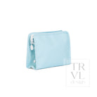 ROADIE MEDIUM Zip Pouch - COATED CANVAS LAKE BLUE - Travel Pouches