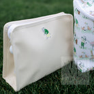 ROADIE MEDIUM Zip Pouch - ERNIE COATED CANVAS - Travel Pouches