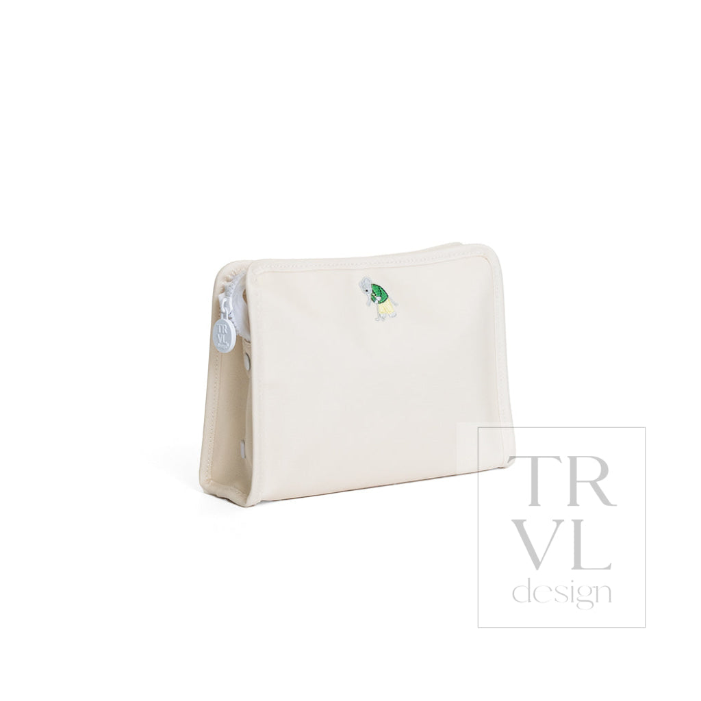 ROADIE MEDIUM Zip Pouch - ERNIE COATED CANVAS - Travel Pouches