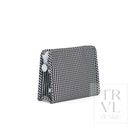 ROADIE MEDIUM Zip Pouch - GINGHAM BLACK - Travel Pouches