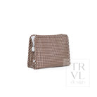 ROADIE MEDIUM Zip Pouch - GINGHAM COCO - Travel Pouches
