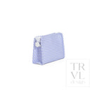 ROADIE MEDIUM Zip Pouch - GINGHAM LILAC - Travel Pouches