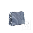 ROADIE MEDIUM Zip Pouch - GINGHAM NAVY - Travel Pouches